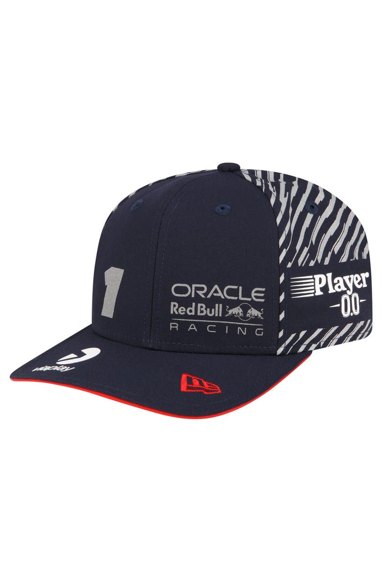 New Era Men's New Era Max Verstappen Navy Red Bull Racing Driver 9FIFTY Snapback Hat, Main, color, 