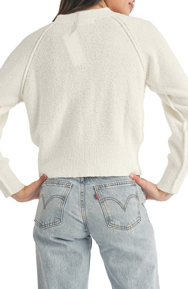 All in Favor Bouclé Henley Sweater, Alternate, color, 