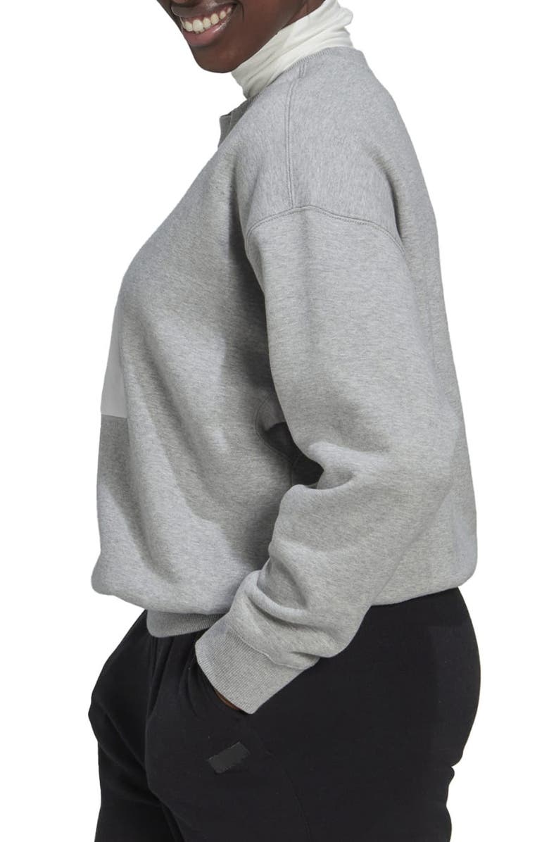 adidas Crewneck Logo Sweatshirt, Alternate, color, 