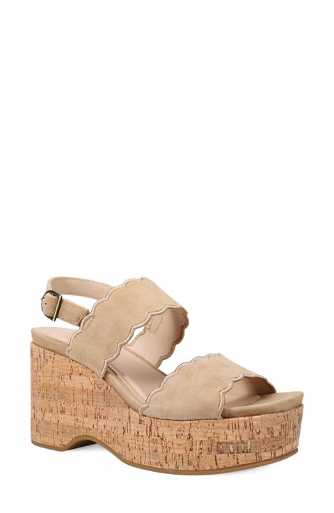 Cicel Slingback Platform Wedge Sandal (Women)