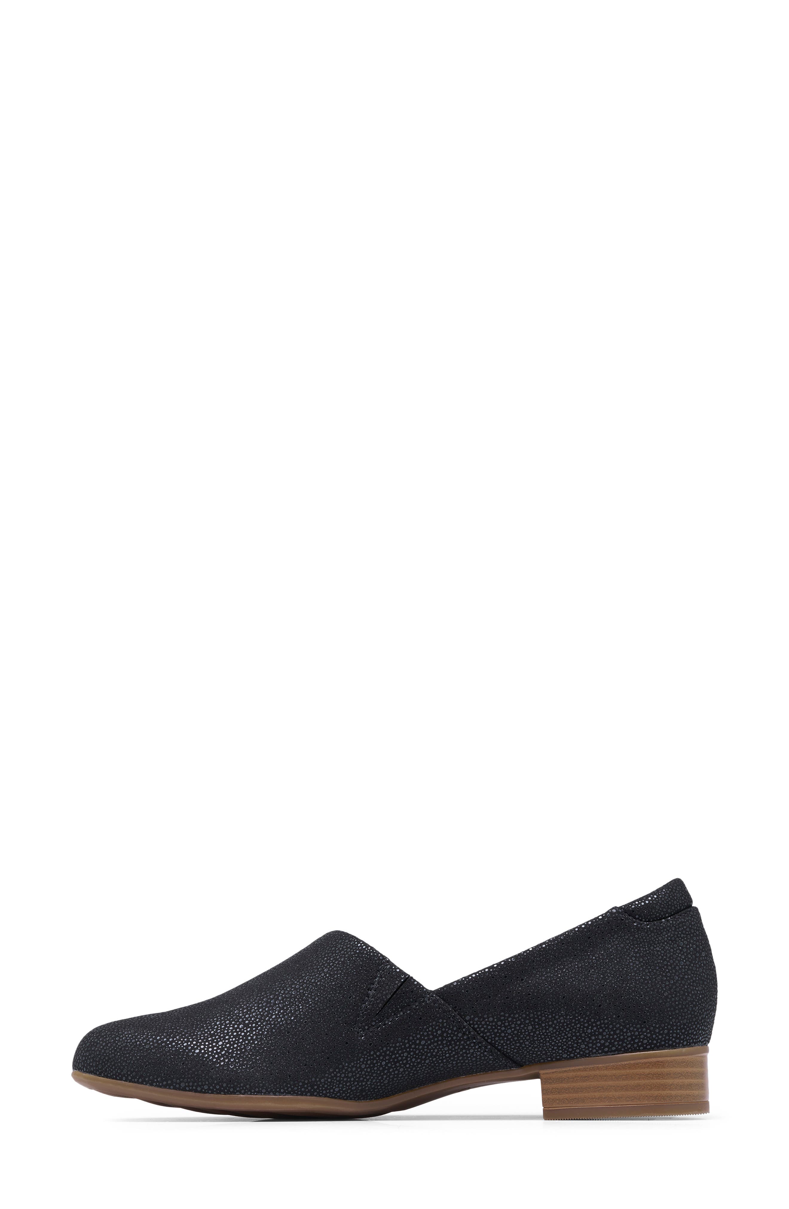 Clarks<sup>®</sup> Juliet Palm Loafer, Alternate, color, Black Interest
