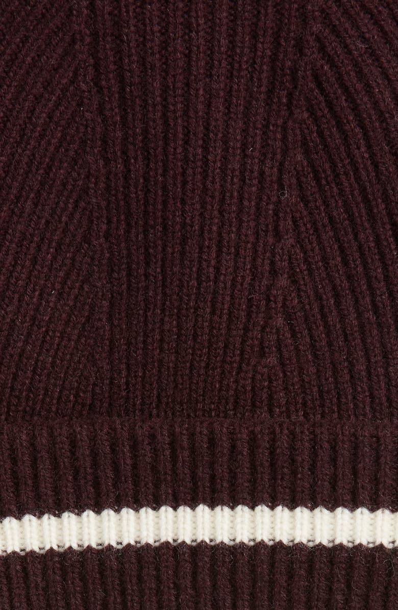 KROST Stripe Wool Beanie, Alternate, color, Demitasse