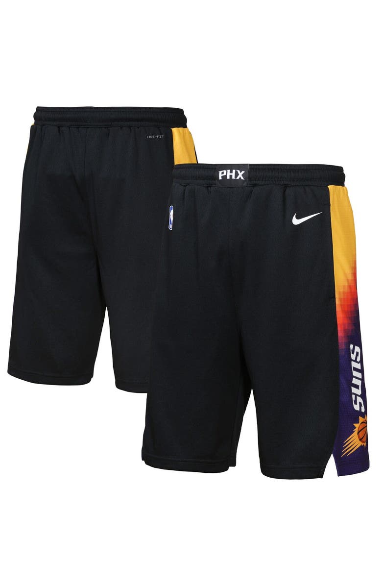 Nike Youth Nike Black Phoenix Suns 2025/26 City Edition Swingman Performance Shorts, Main, color, Black