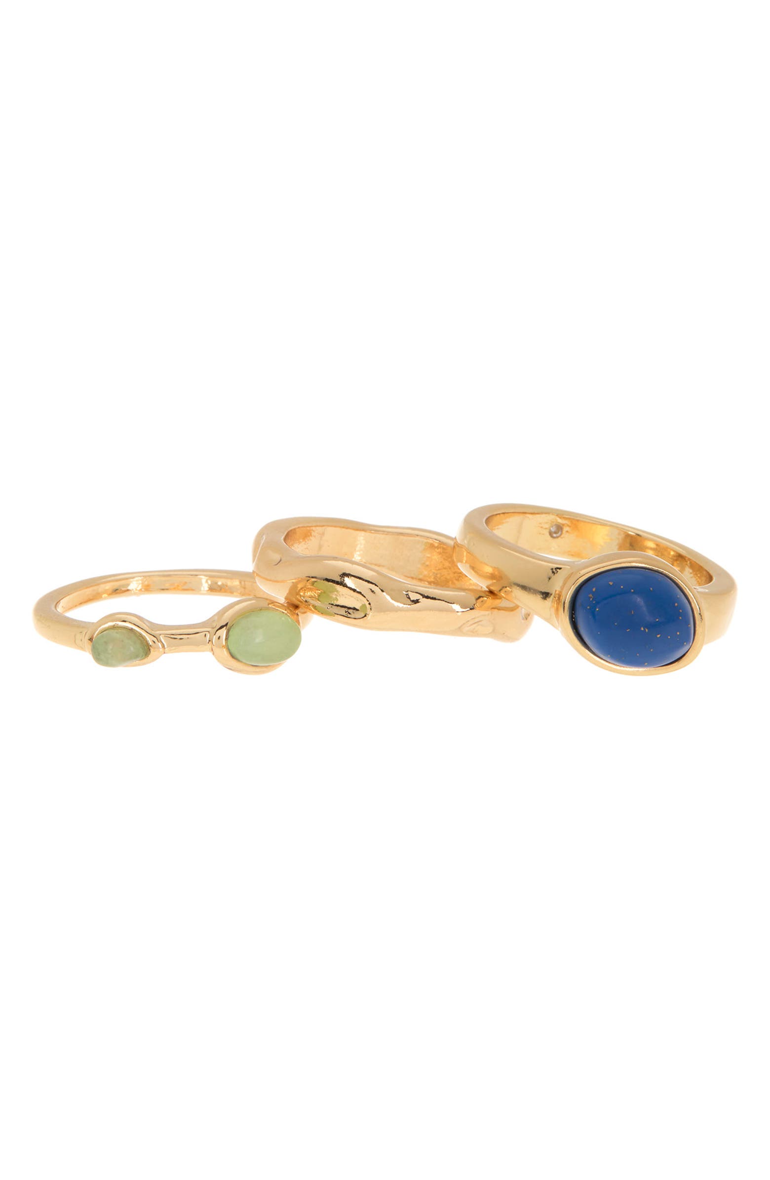 NORDSTROM RACK Molten Stacking Rings - Set of 3 | Nordstromrack