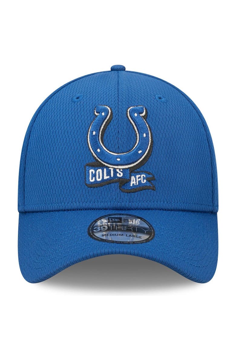 Men's New Era Royal Indianapolis Colts 2022 Sideline 39THIRTY Coaches Flex Hat, Alternate, color, Royal
