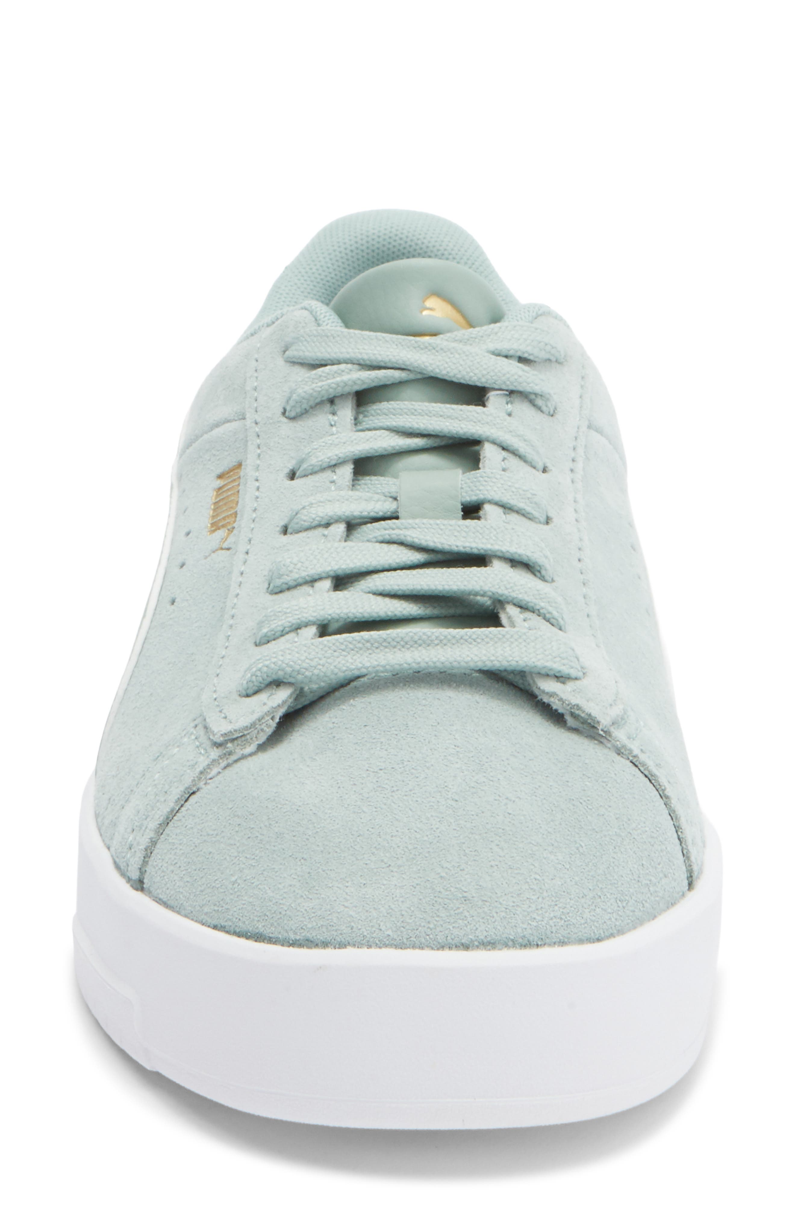 PUMA Jada Classic Low Sneaker, Alternate, color, Light Moss/ Puma Gold