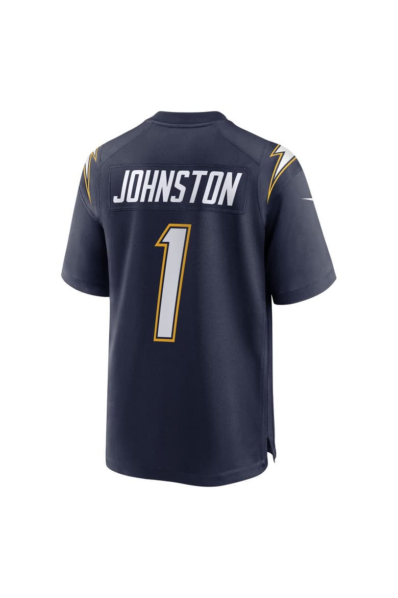 Men's Nike Quentin Johnston Navy Los Angeles Chargers Alternate Super Chargers Game Player Jersey, Alternate, color, Navy