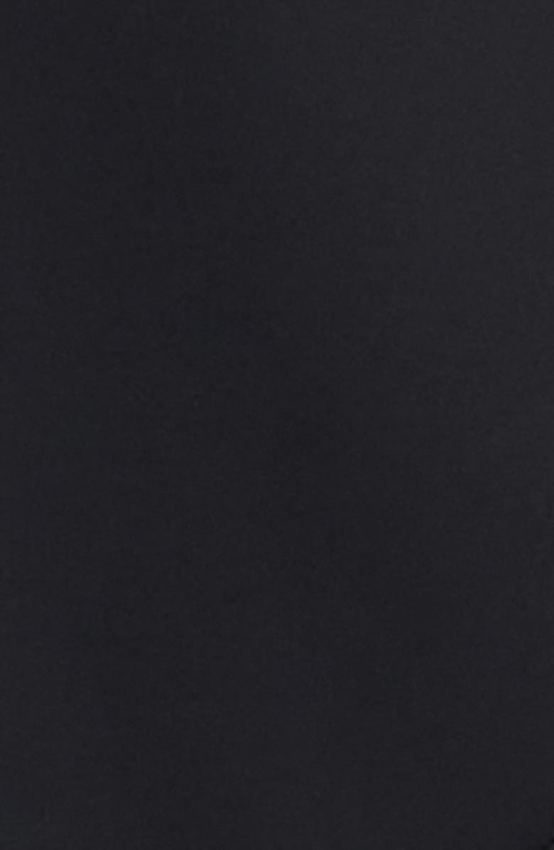 SHO by Tadashi Shoji Imitation Pearl Detail One-Shoulder Cocktail Dress, Alternate, color, Black