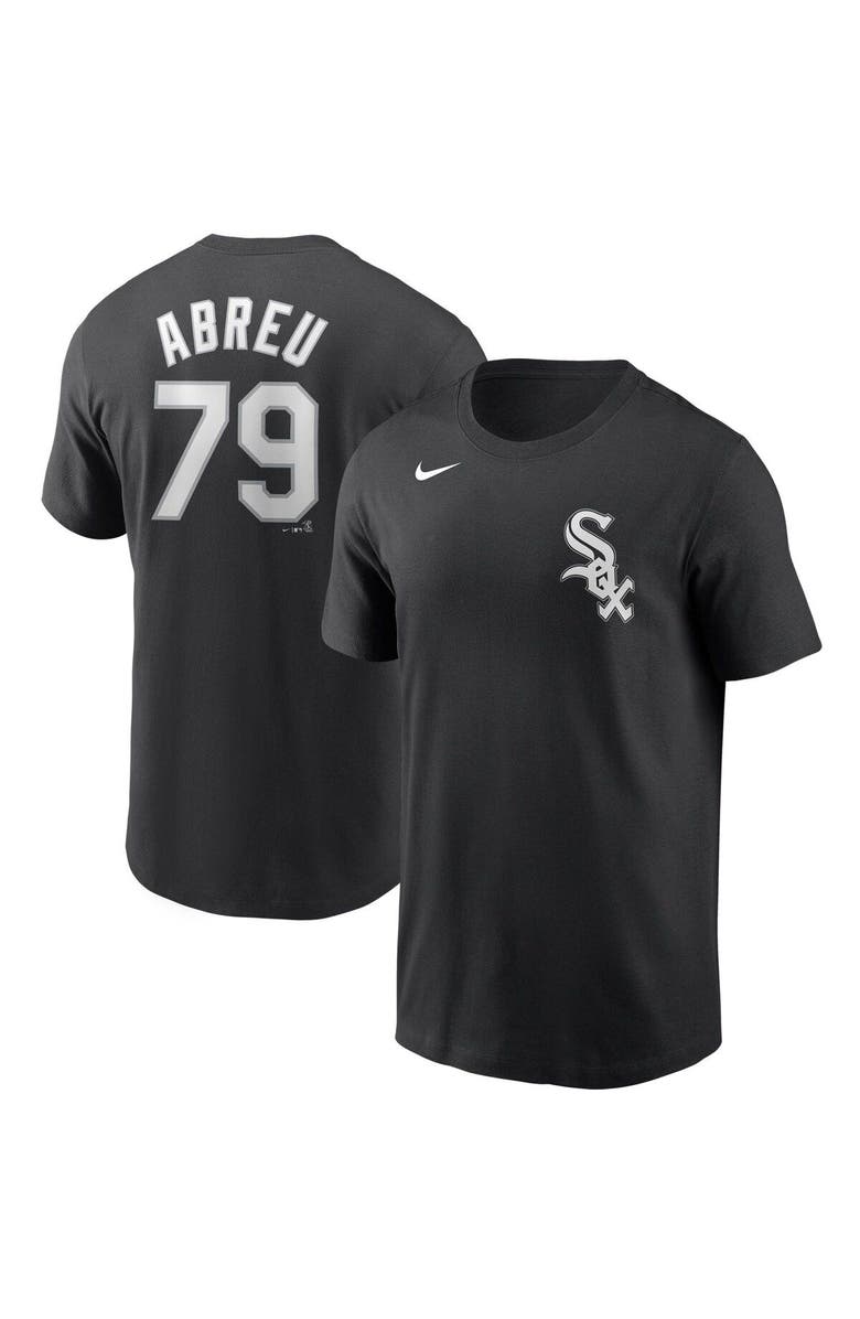 Nike Men's Nike Jose Abreu Black Chicago White Sox Name & Number T-Shirt, Main, color, 