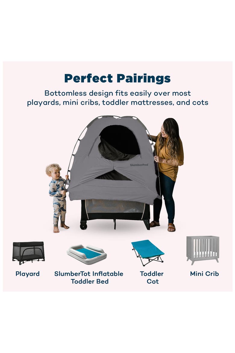 Blackout Sleep Tent & Portable Fan Set (Nordstrom Exclusive Color), Alternate, color, GRAY