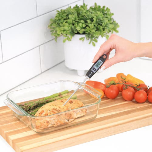 Escali Gourmet Digital Thermometer In Black