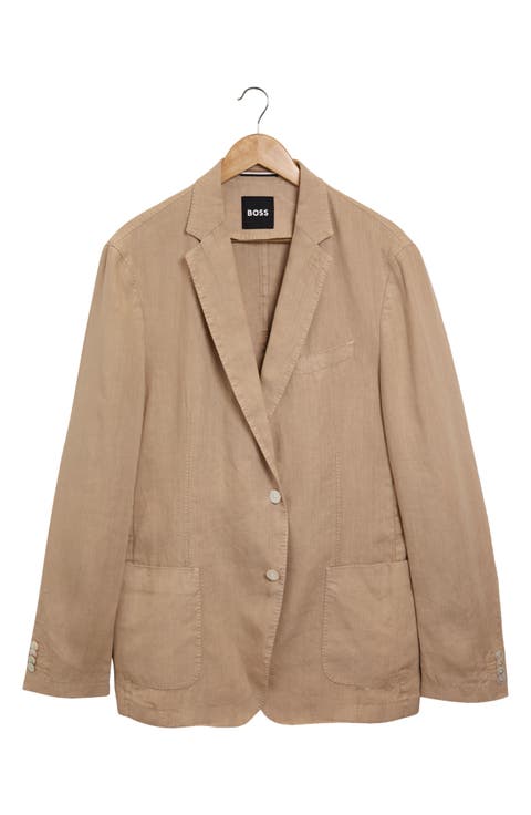 Hanry Slim Fit Linen Sport Coat