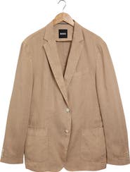 BOSS Hanry Slim Fit Linen Sport Coat