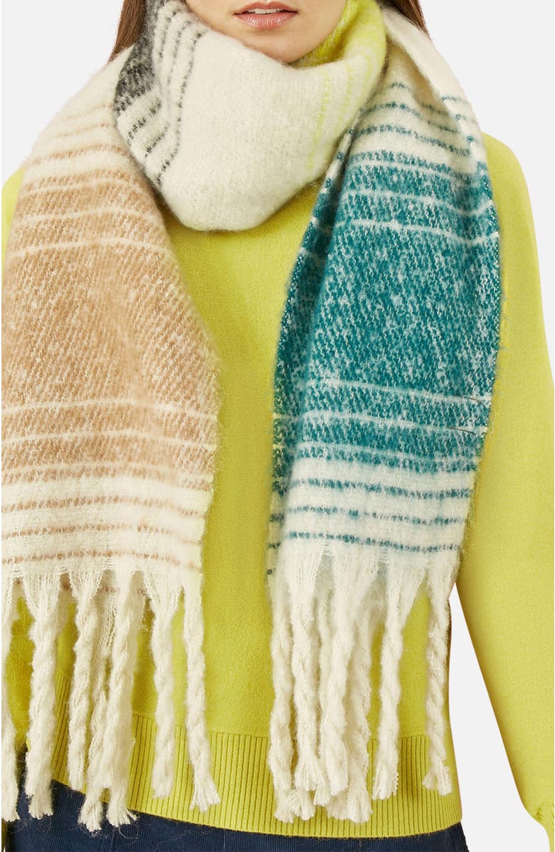 Yumi Super Fluffy Scarf, Alternate, color, Multi-Colour