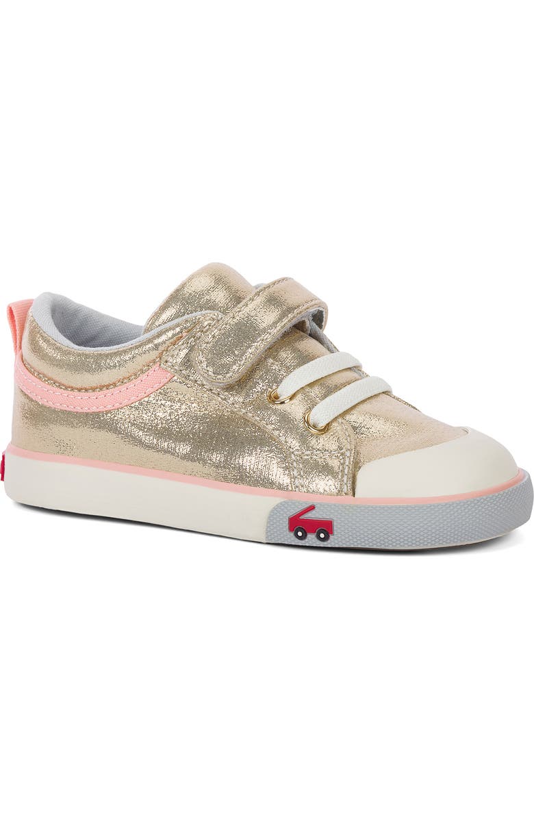 See Kai Run Kristin Sneaker, Main, color, Gold Shimmer