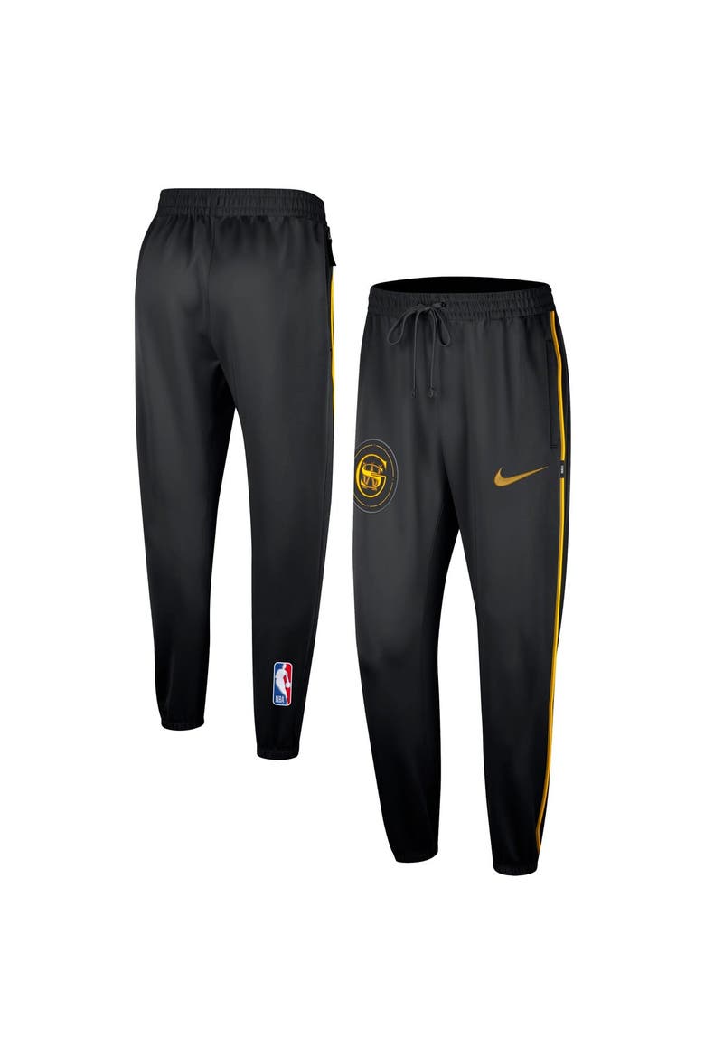 Men's Nike Black Golden State Warriors 2023/24 City Edition Authentic Showtime Performance Pants, Main, color, Black