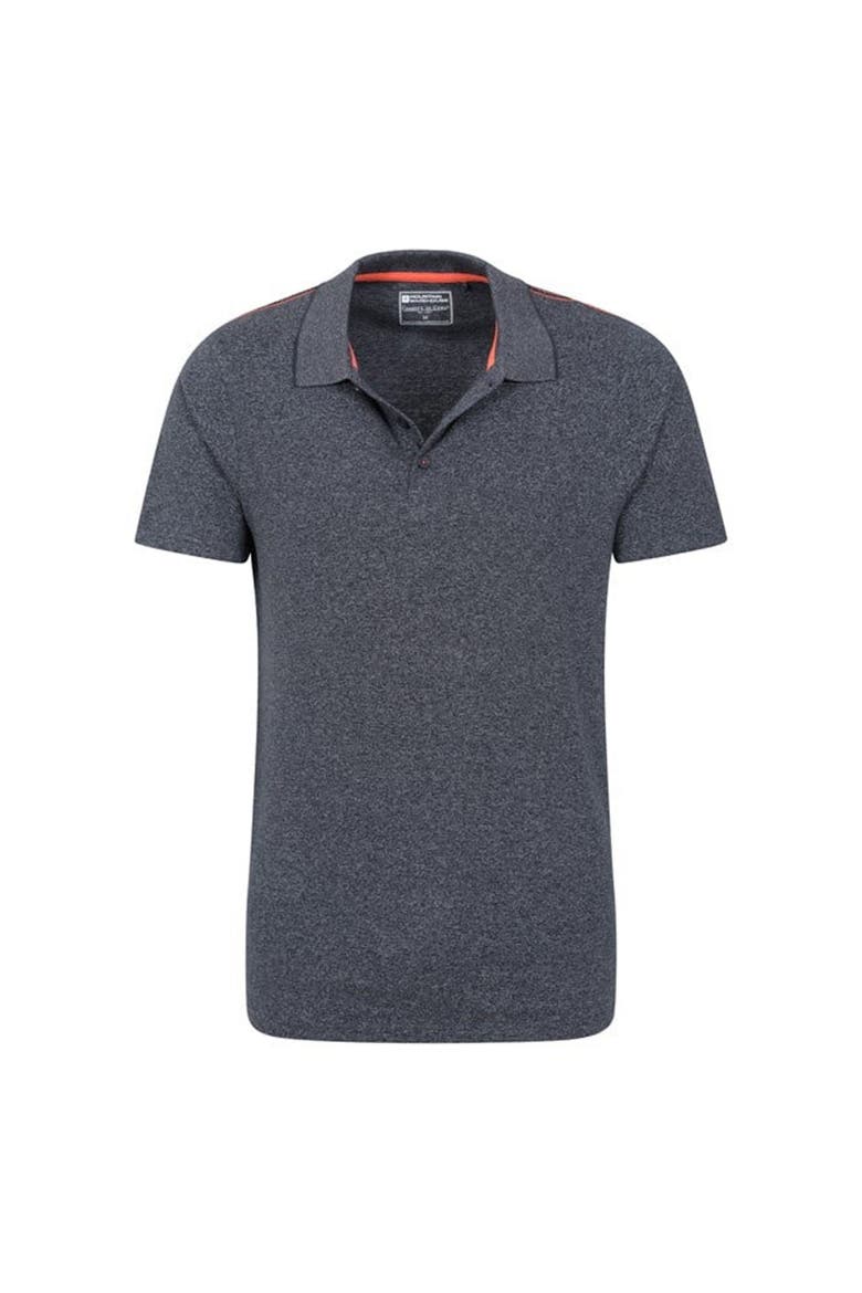 Cordyline Textured Polo Shirt, Alternate, color, Navy