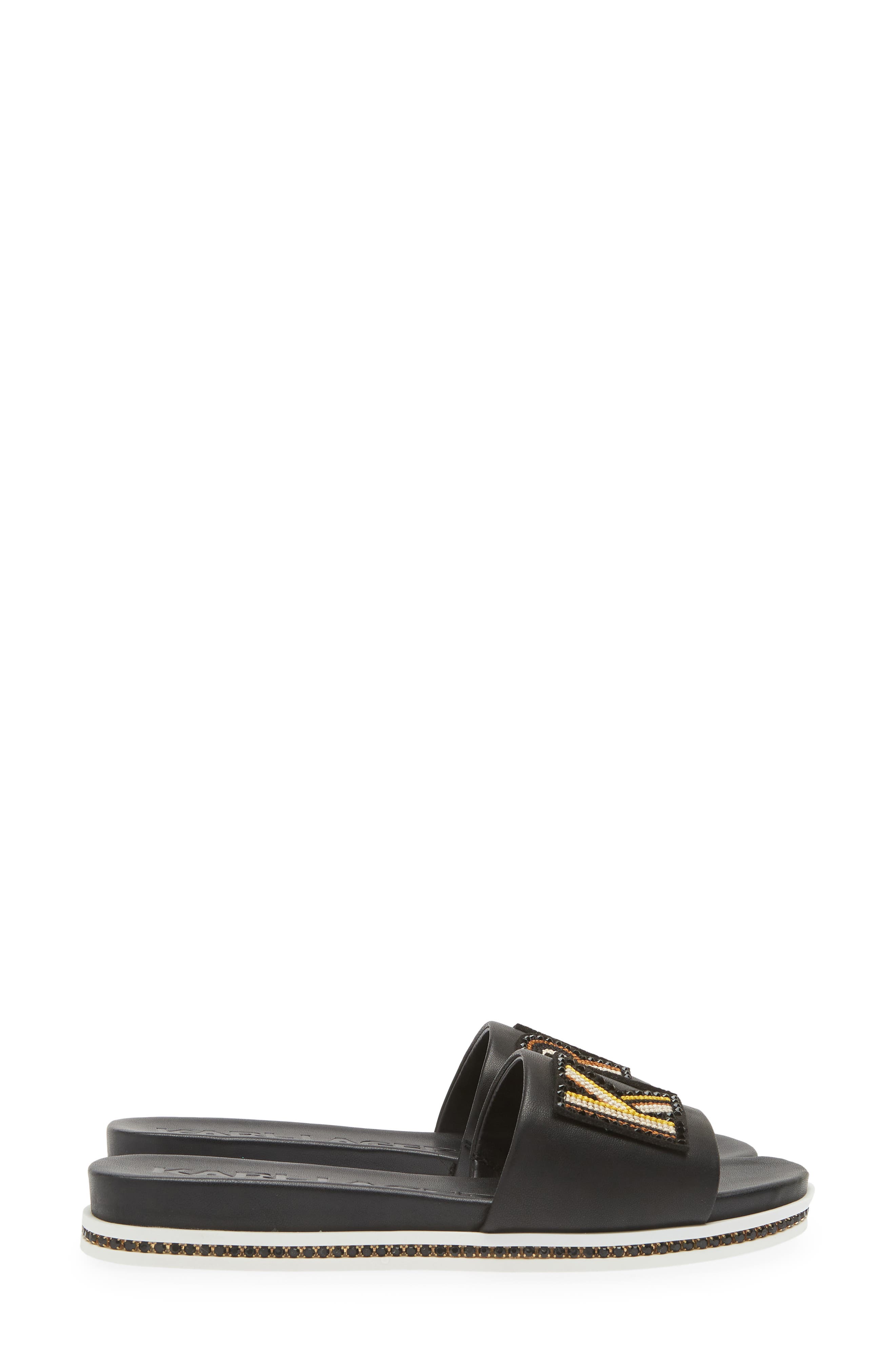 KARL LAGERFELD PARIS Jeslyn Slide Sandal, Alternate, color, 