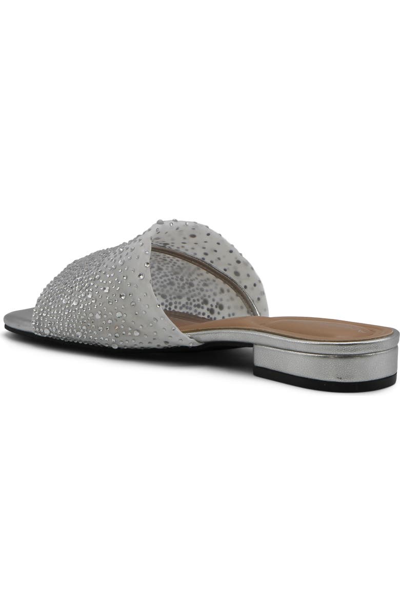 Adrienne Vittadini Primace Slide Sandal, Alternate, color, Silver
