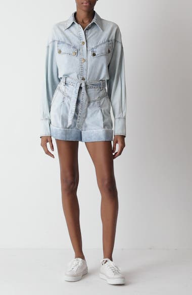[DNSR] Belted Bermuda Slacks /追跡付 Tailored belted shorts– Róhe