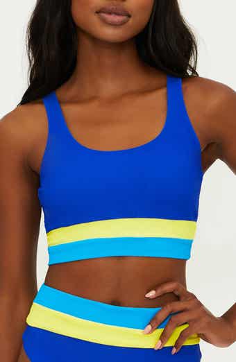 Beach Riot Mackenzine Colorblock Bikini Top