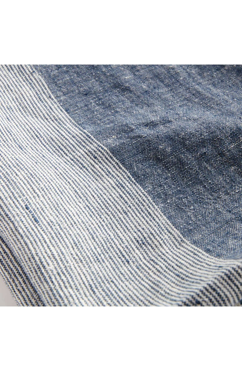 Napa Home & Garden Leon European Linen Throw, Alternate, color, Gray