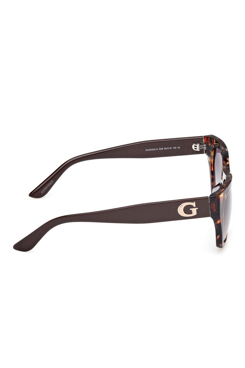 Geometric Sunglasses, Alternate, color, DARK HAVANA / GRADIENT SMOKE