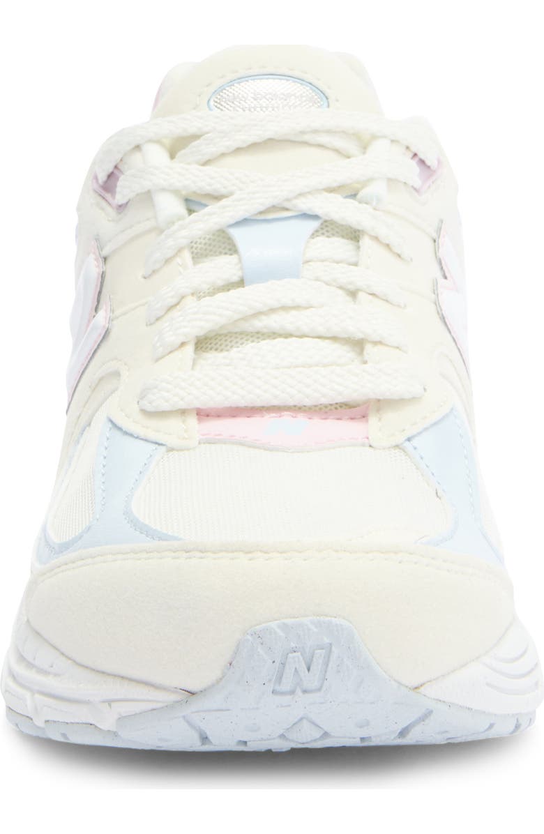 New Balance Kids' 2002R Sneaker, Alternate, color, Sea Salt/ Ice Blue