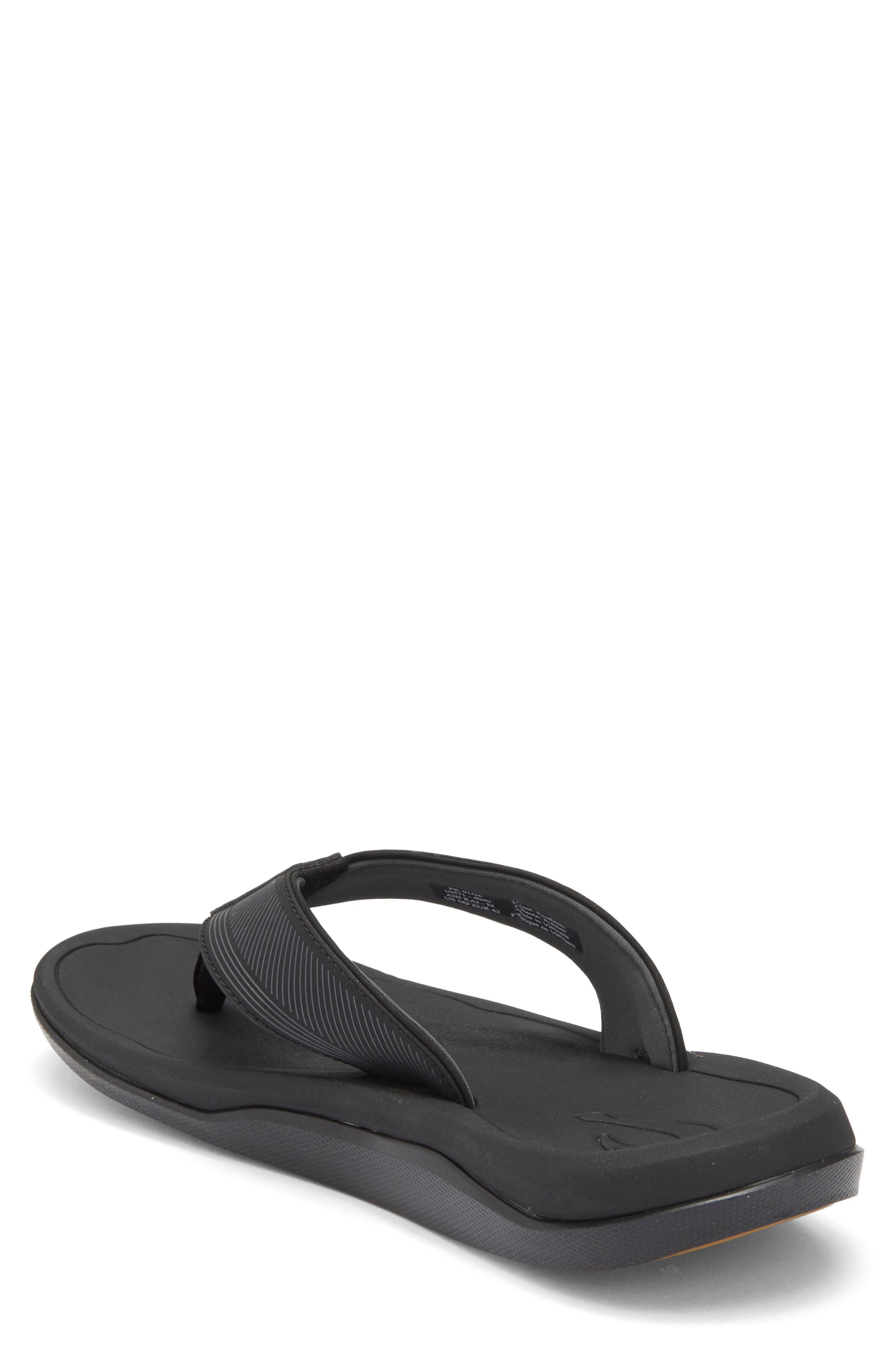 OluKai Ahi Kai Flip Flop, Alternate, color, Black/ Black