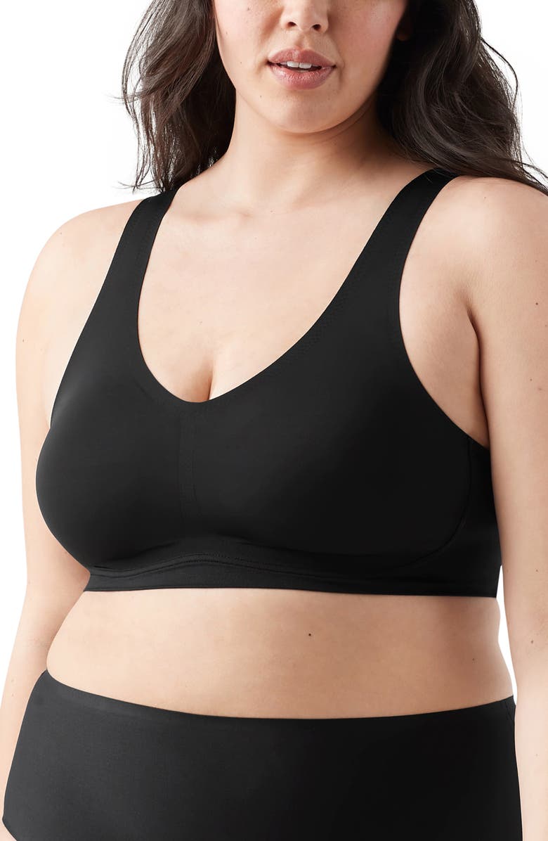 True & Co True Body Lift V-Neck Full Cup Soft Form Band Bra, Main, color,