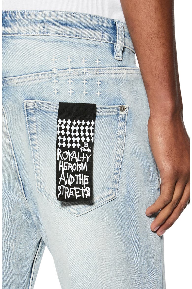 Bronko Legacy Ripped Bootcut Jeans, Alternate, color, DENIM