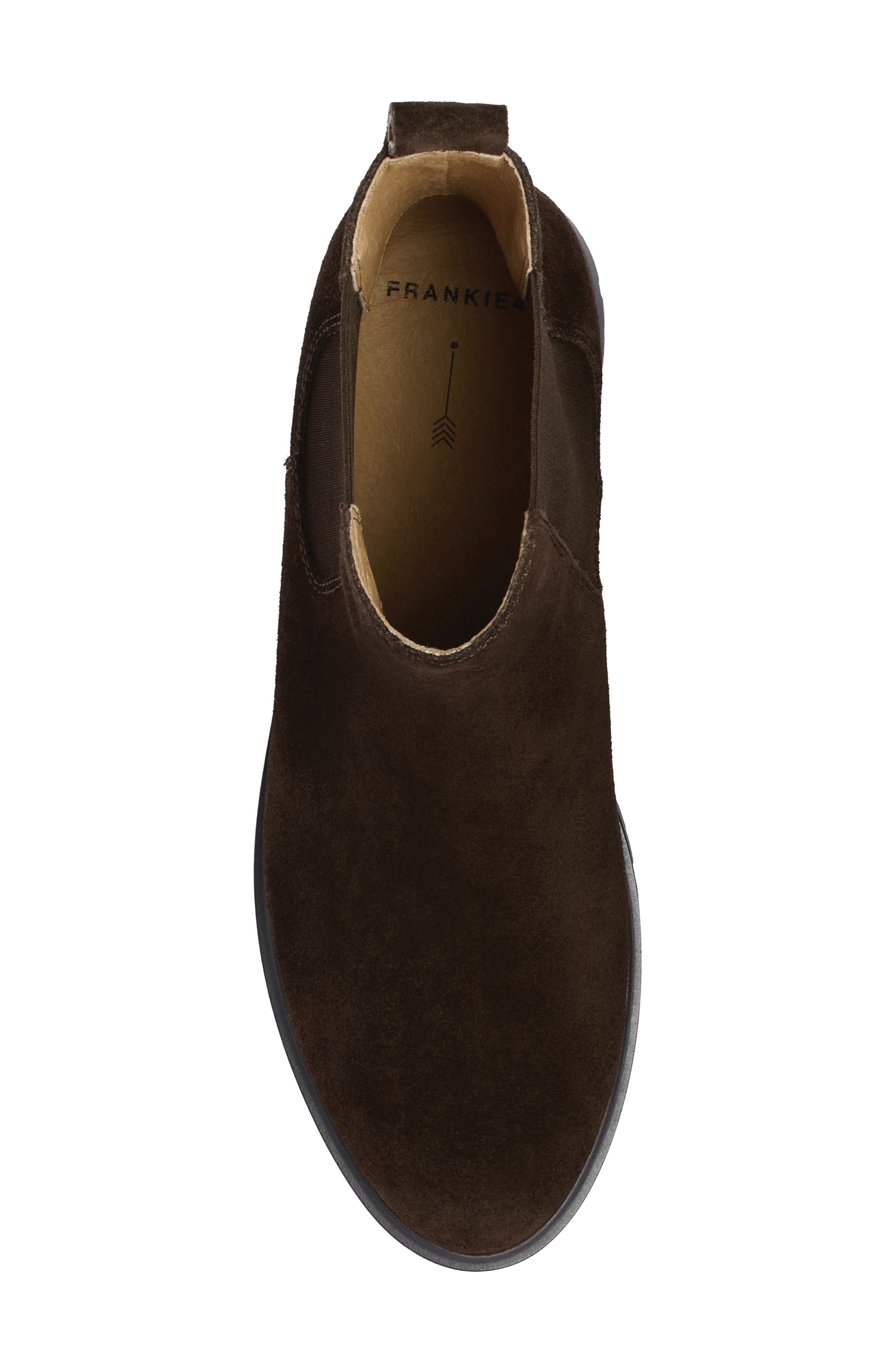 Rocco II Leather Chelsea Boot, Alternate, color, CHOCOLATE SUEDE