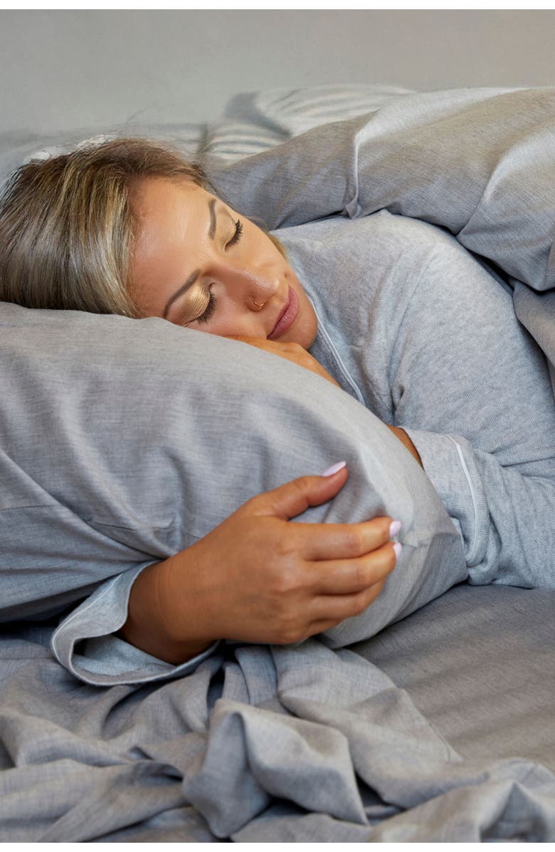 BedVoyage Melange Viscose Cotton Blend Breathable Pillowcases, Alternate, color, 