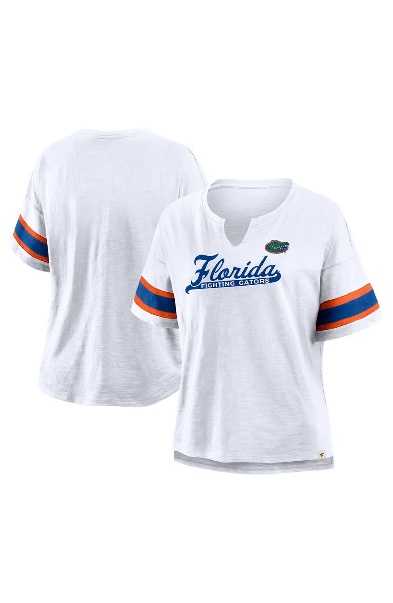 FANATICS Women's Fanatics White Florida Gators Hometown Premium Script T-Shirt, Main, color, 