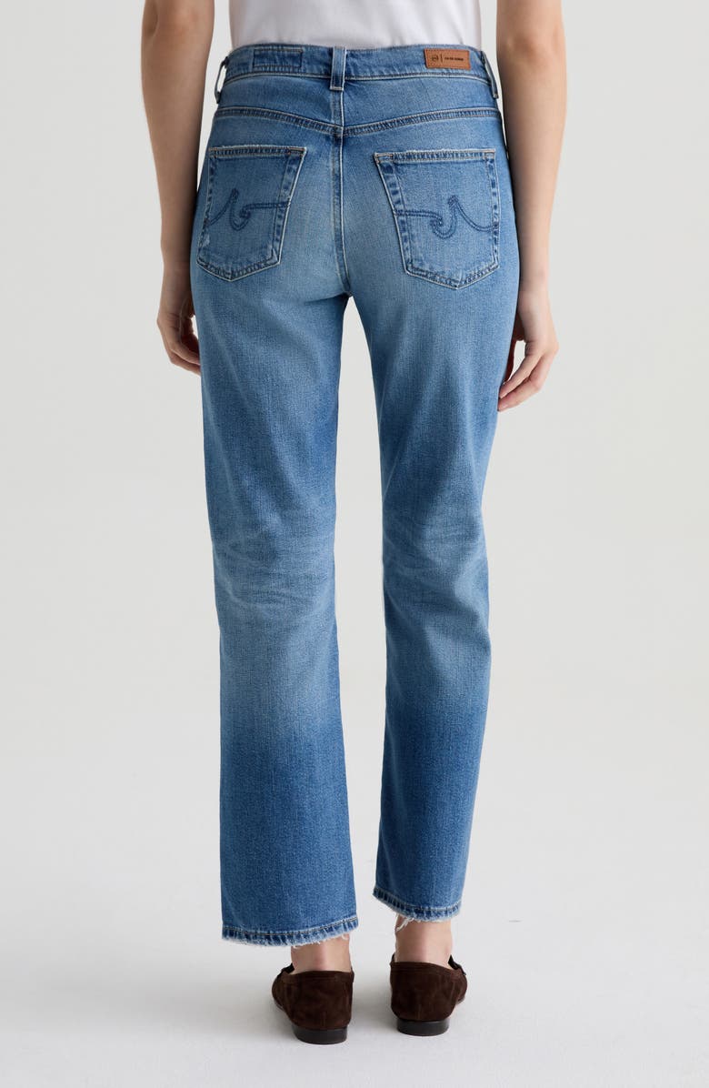 AG Brinley Mid Rise Straight Leg Jeans, Alternate, color, 16 Years Soaring