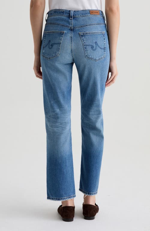 Ag Brinley High Rise Straight Jeans In 16 Years Soaring In Blue