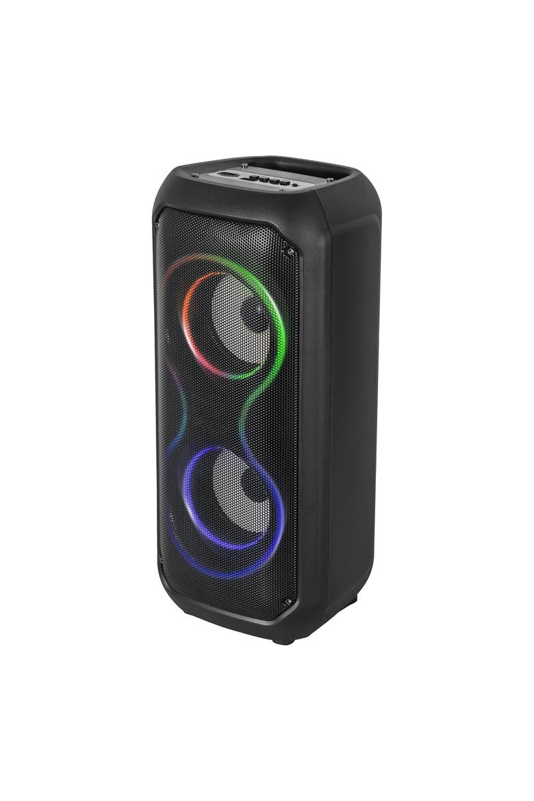 Dual 4 Inch Portable Bluetooth Speaker, Alternate, color, Black