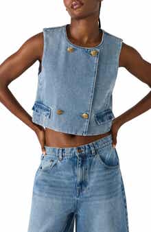 Steve Madden Brea Denim Vest
