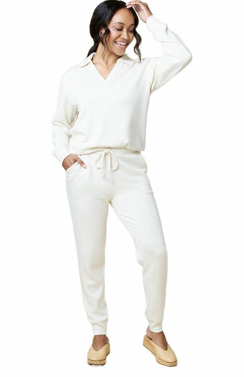 Athleisure DreamTech Johnny Collar Jogger Set