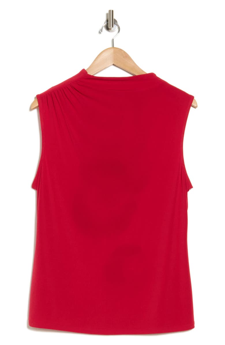 T Tahari Sleeveless Mock Neck Top, Alternate, color, 