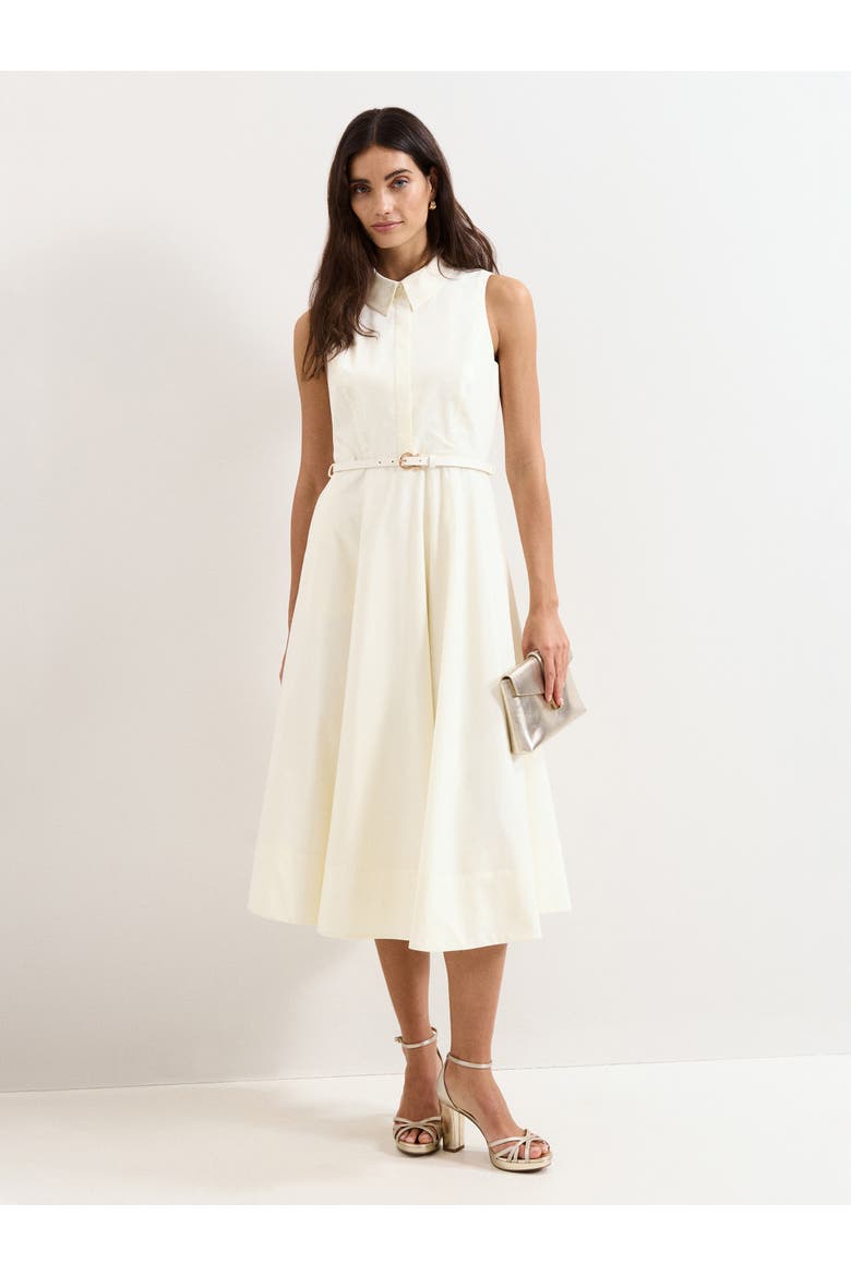 Ariane Shirt Dress, Main, color, Ivory