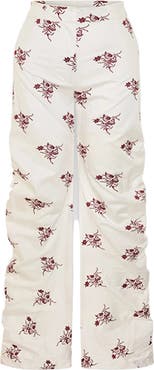 PCFG The Broderie Anglaise Edit High Waisted Embroidered Pants