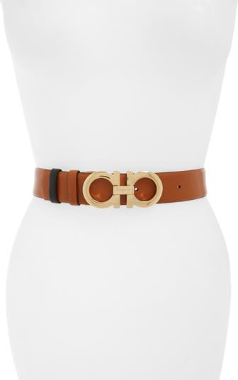 FERRAGAMO Reversible Double Gancio Belt | Nordstrom