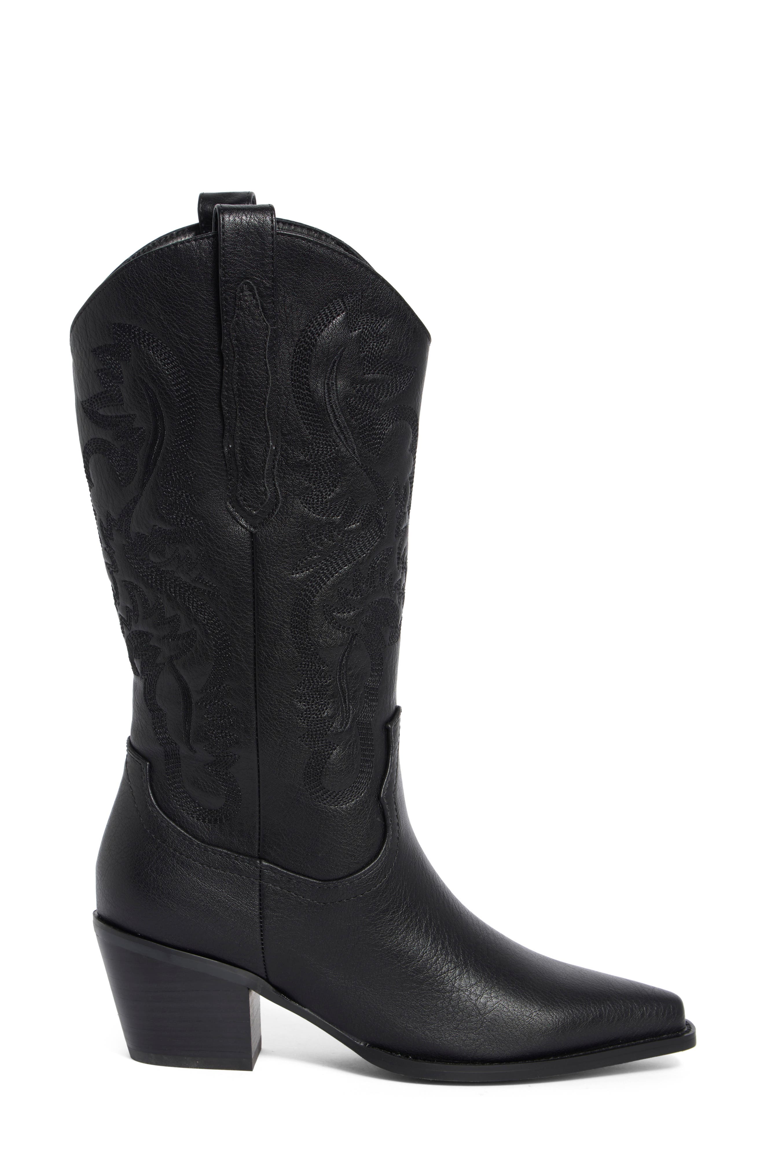 Danilo Western Boot, Alternate, color, BLACK