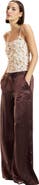 Cynthia Rowley Wide Leg Snap Pants
