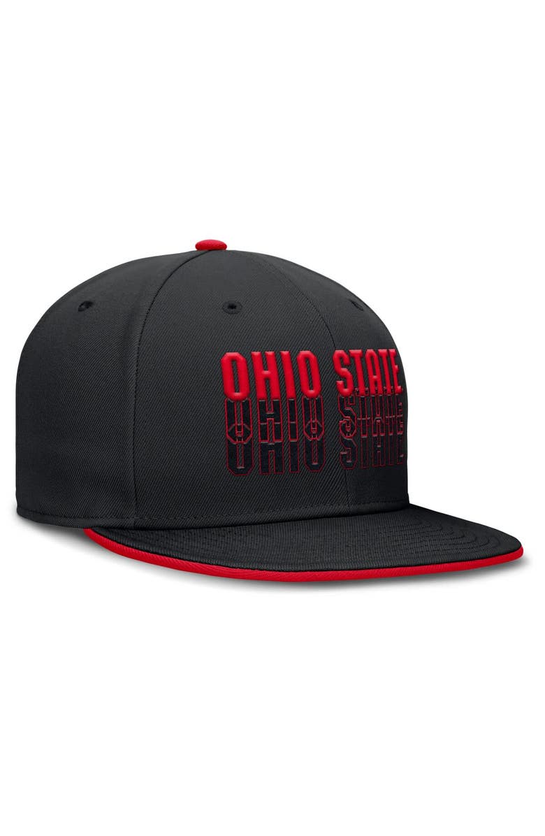 Nike Men's Nike Black Ohio State Buckeyes True Primetime Performance Fitted Hat, Alternate, color, Black