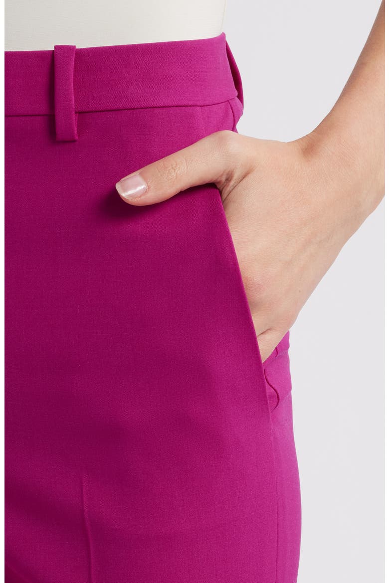 Slim Fit Stretch Wool Trousers, Alternate, color, WILDFLOWER