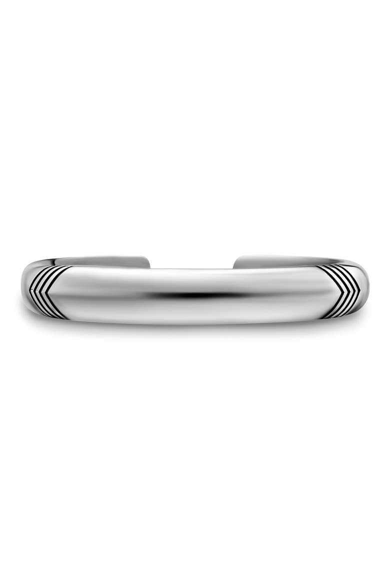Chevron Bold Cuff Bracelet in Sterling Silver, 12mm, Main, color, SILVER