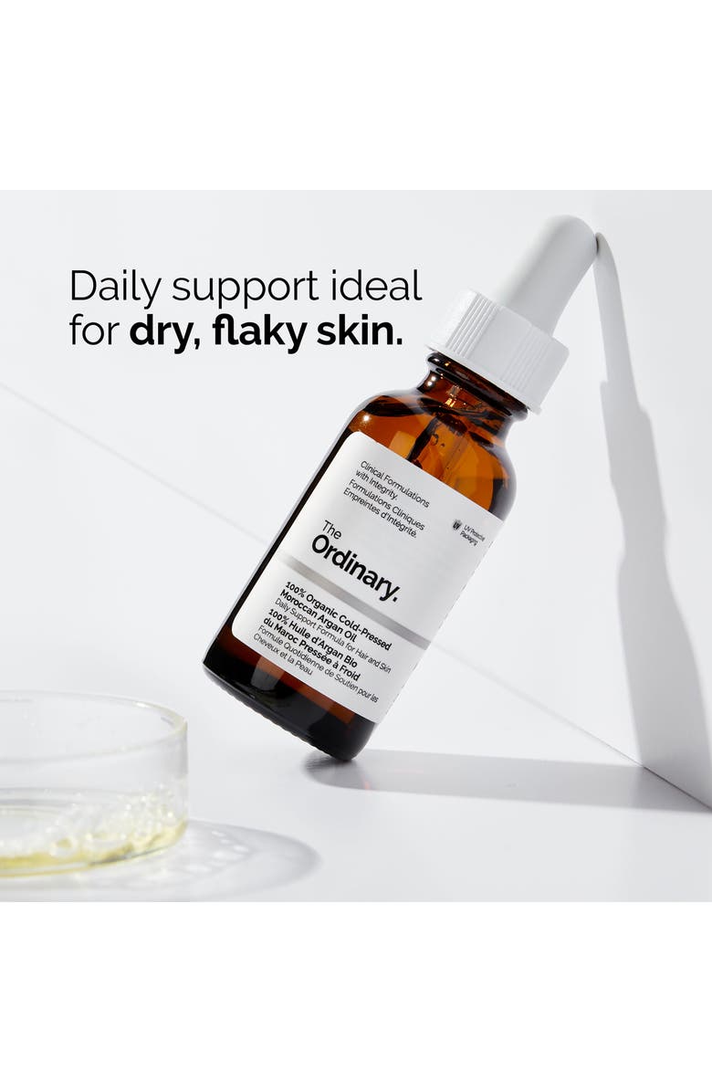 The Ordinary 100% Organic Cold-Pressed Moroccan Argan Oil for Skin & Hair, Alternate, color,