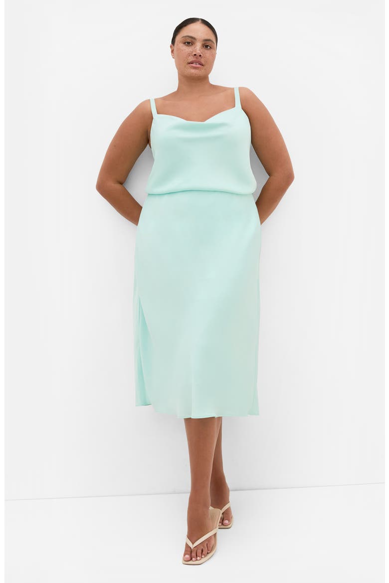 Miranda A-Line Midi Skirt, Alternate, color, SPEARMINT